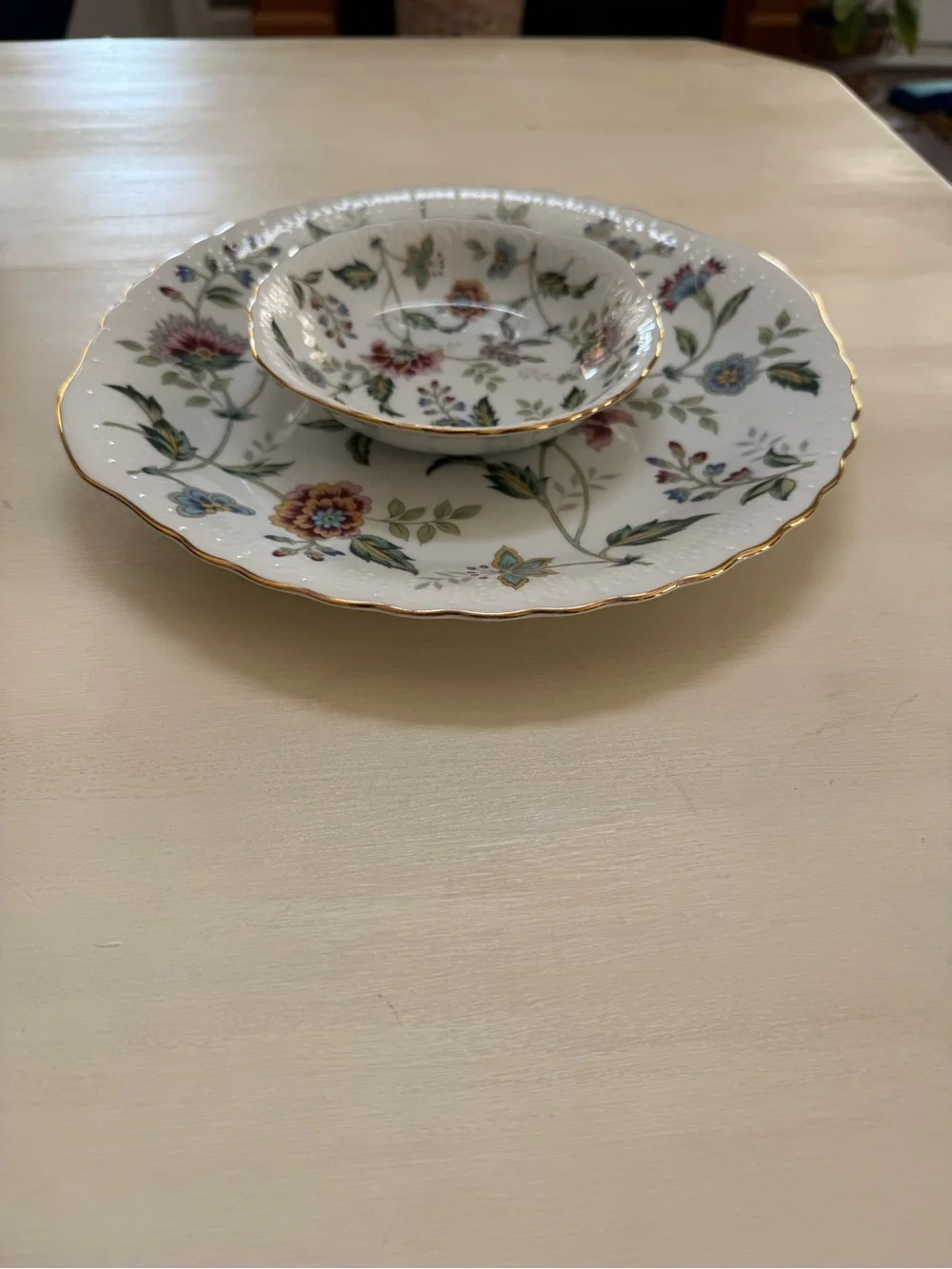 2 piece Party Serving/Chip & Dip Set Buckingham andrea by SADEK